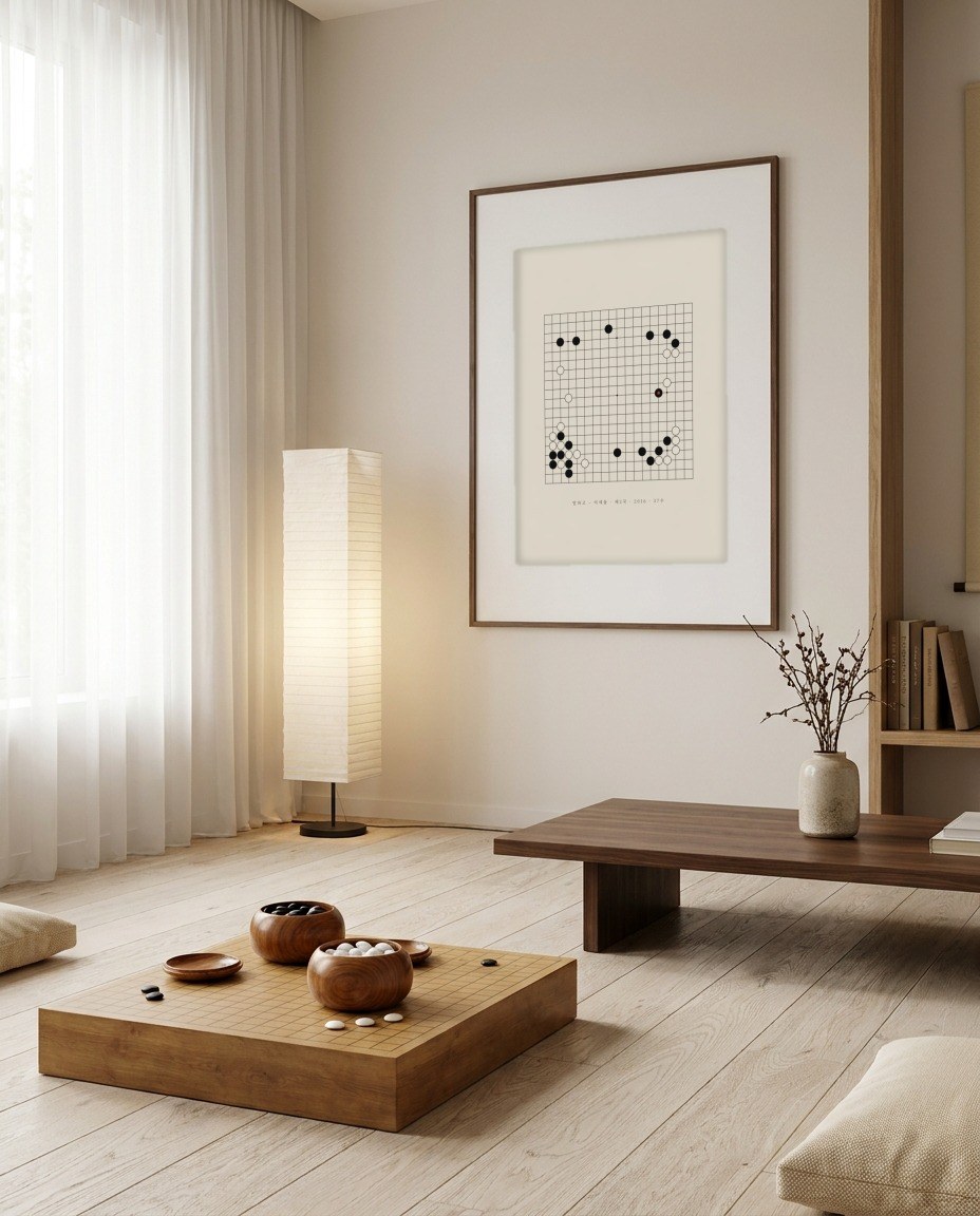 Move 37 · AlphaGo, 2016 in a room