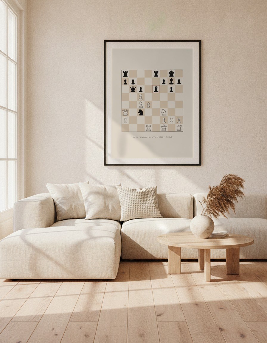 The Game of the Century · Fischer, 1956 in a room