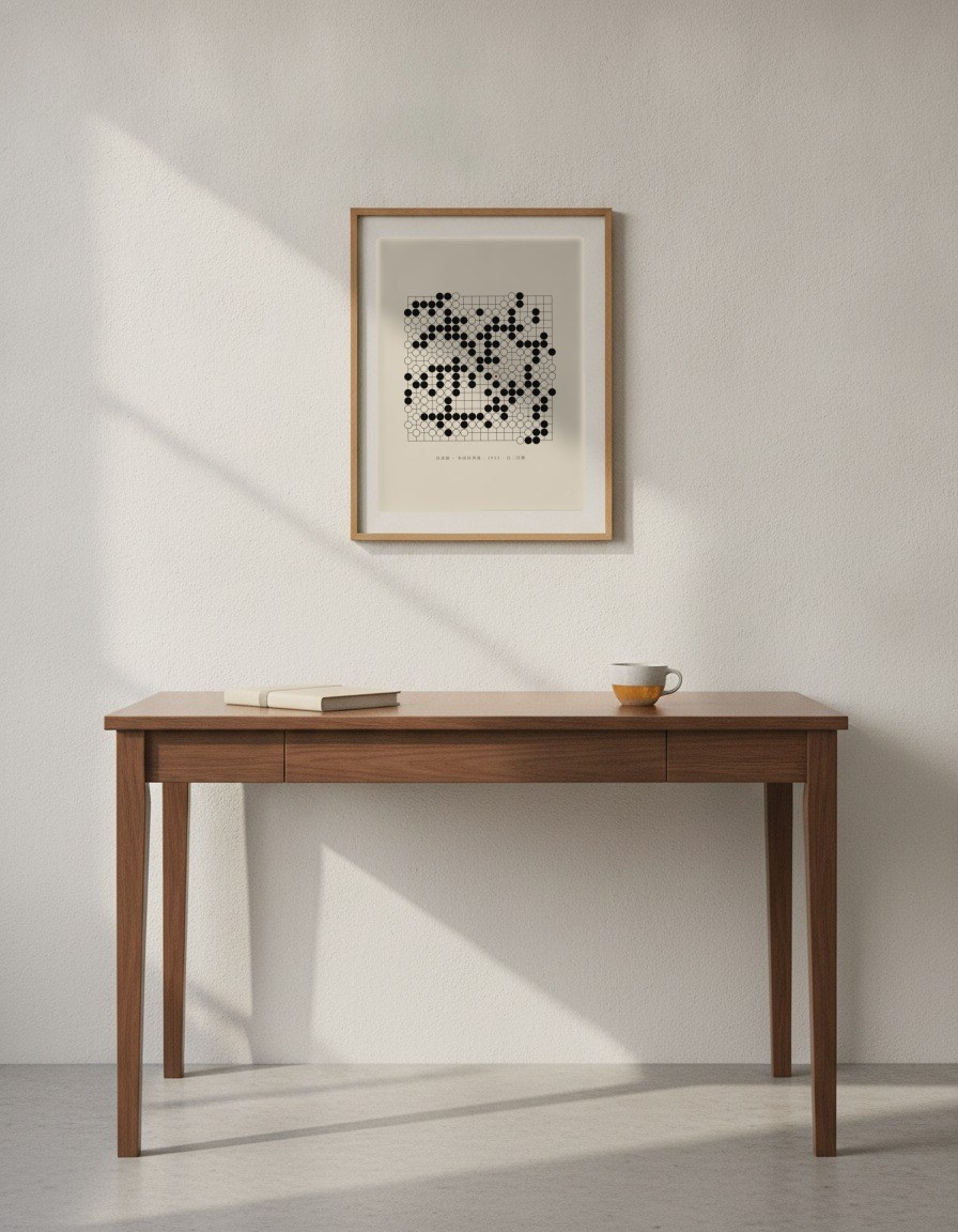 Go Seigen – Honinbo Shusai, 1933 in a room