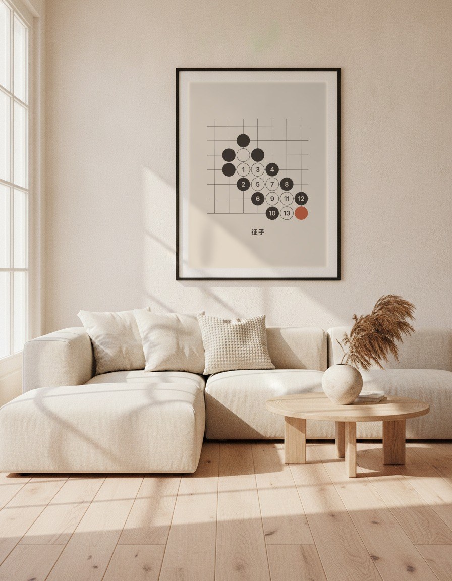 Weiqi · Ladder (traditional) in a room