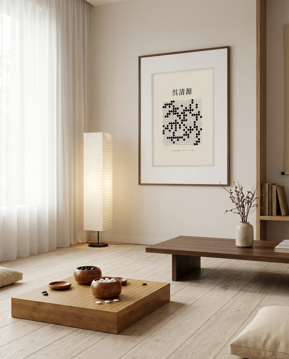 Go Seigen · the Game of the Century in a room
